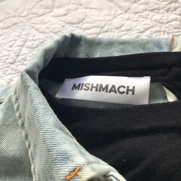 Split Fabric Shirt - Picture 2 of 6